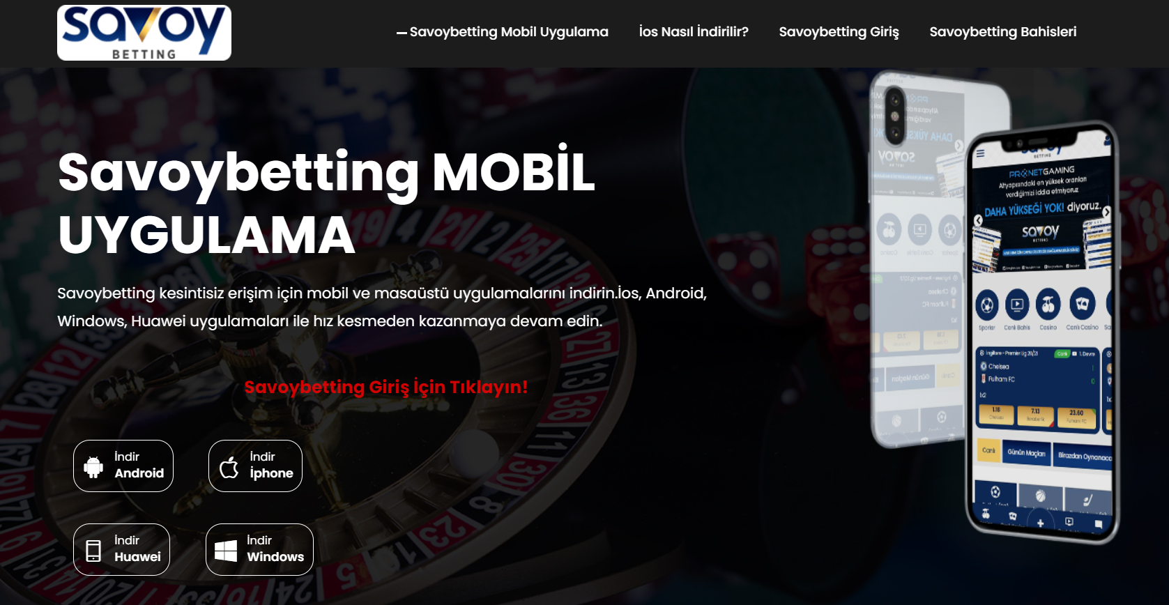 savoybetting mobil